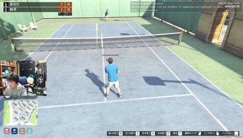 勝利の喜びから思わず対空が出てしまう山本