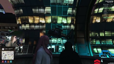 ヘリのUsyaさんを狙撃する釈迦さん