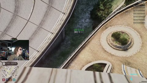 競輪レースの邪魔をする釈迦さん　③