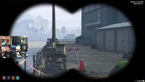 ⑳🛳️👀観戦と実況【GTA5】ダウンしたアルファ君と引き続き.赤ギャングによる客船強盗を実況