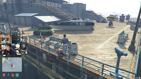 ○25🛳️👀観戦と実況【GTA5】赤ギャングによる客船強盗の終息とアルファ君の救急待ち