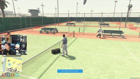 🎾賭けテニス【GTA5】テニスウェアに着替え