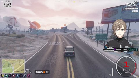 ガソリンに突っ込むｗ