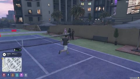 テニスモンスターを止めるために駆け付けた高校県2位