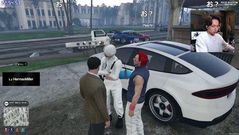 けんきのスクショを撮ってる梟雄しろや