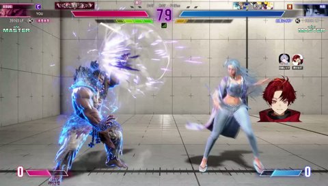 スト６ 決着 柊ツルギ7級 VS 白雪レイド アマ2段