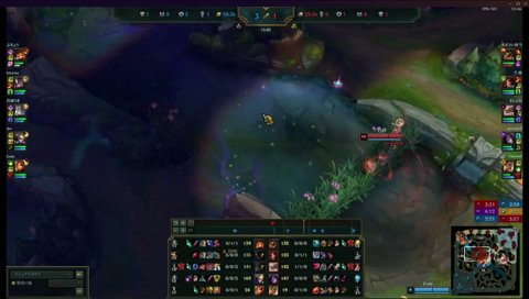 着火して見物するらいさま