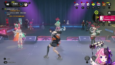 ステージに乱入するぷるる