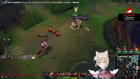 慰めるらいじんと失笑する胡桃のあ