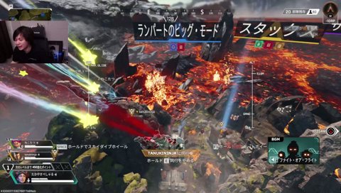 ソロキュー→たぬきとつなにAPEXを教わる