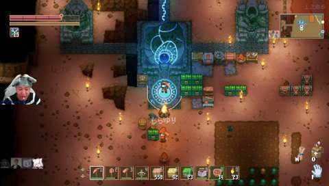 佐藤はコアキーパー初プレイではなかった トナゴリヘブンあにめでコアキーパー