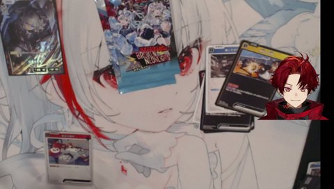 ちゅなで汗を拭こうとするツルギ