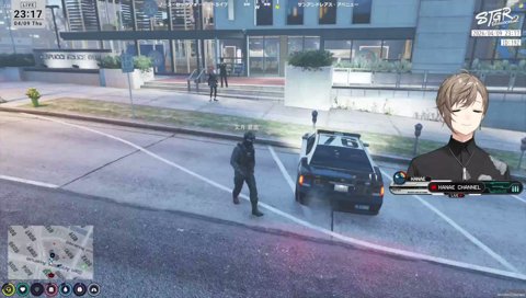 白線警察夏苗くん