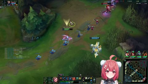 深夜の集団戦