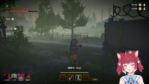 【ニセかるび(5)　ﾝｷﾞｨｰｰ！】　私２人居ない？ｗ　　「かるび３人ぐらい…　え？　氏んでるやん！」　ずぅっとニセモノだった　　私、しんじのニセモノに頃された　『ココ電車あるやん』とか言って入ってｗ