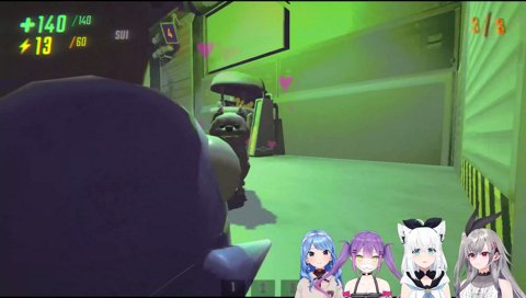 画面端でタコ殴りされるトワ様