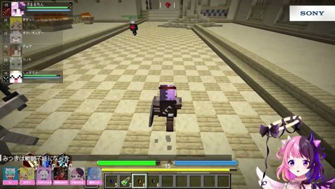 キャラコンが下手すぎて諦めかけるぷるる、優しいパーティメンバー