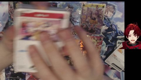 ありさかさんの激レアサインカード引き当て