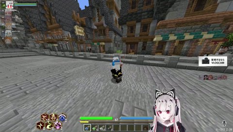 でぃっちゃんの匂いを確認するこんちゃん