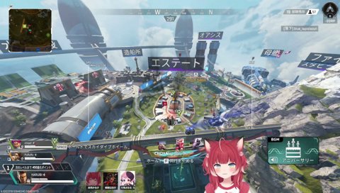 【かるび隊長のIGL】　ぷ「居る！×４」　チョ「奥いくね、奥×４」　右！いや左！…いや真ん中　　右！右！右メッチャ多い　　チョ「右って何だ？」　右は右だよ　降りた時の右だよ