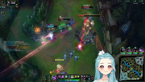 前から車が！