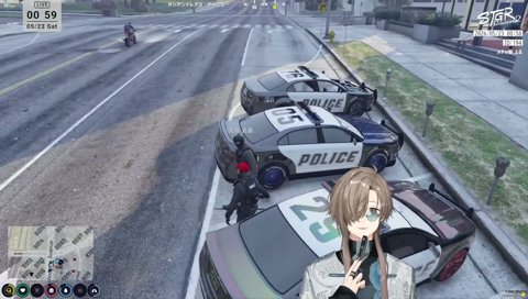 駐車場白線警察 えびすの1ミリ　5/22