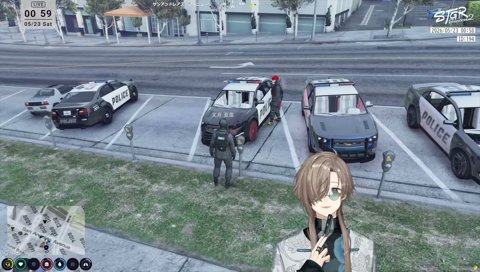 白線警察、逮捕！ぺんぺん、えび先、お縄に。
