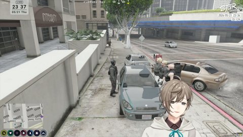 笑いが漏れるウェスカー