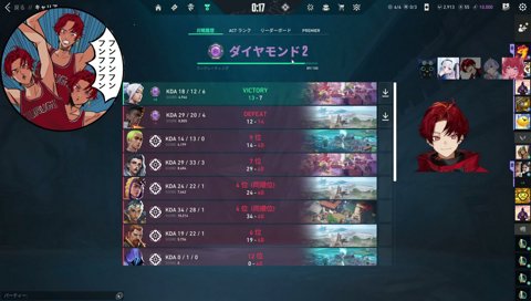 LOLはゆふな、VALOはトン兄