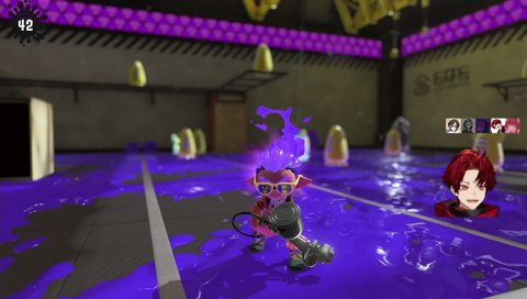 押し付け合うツルギ・かるび