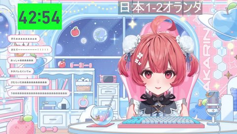オランダ戦 日本がゴールしたときのあかりん２点目