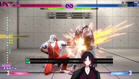 めくり斬空リプレイ用