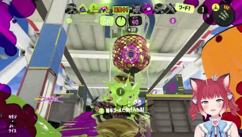【熱血かるび　自分の声でダメージ】　うっ！うっ！　あと一個！　あと一個だからな！　ナァァァイス！　ナイス！ナイス！　　…アタマ痛い　あぁ自分の声でアタマ痛いぃ