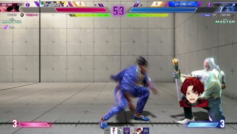 試合を決め切るレオス！！