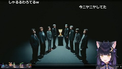 よく見るとニヤついてるOP