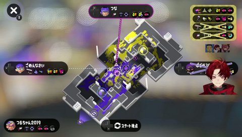 久々のスプラで発狂ちゅな