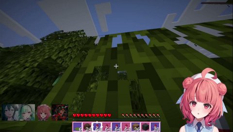 あかりんはクリーパーに爆破された