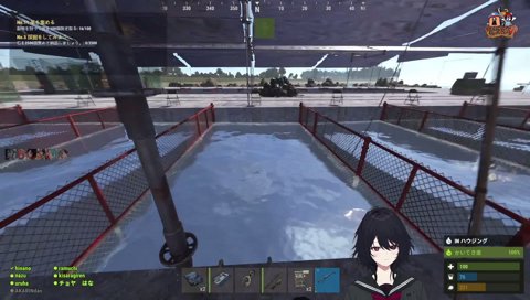 去り際に魚をあげるれんくん