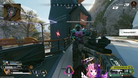 野良と戯れるぷるる