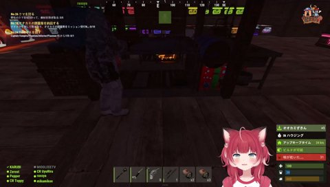 中身裸パーカー（ボス戦ですよ）