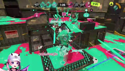 手柄を横取りしようとするぷるる