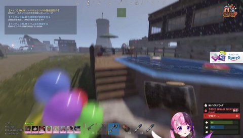 ドラムを叩くぷるる「どんどんちゃ♪」