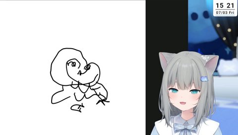 笑われた