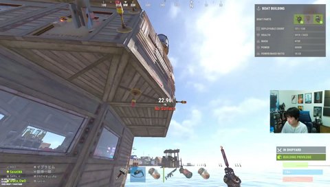 らい様は浮いてる初心者をナイフで切り刻んでた