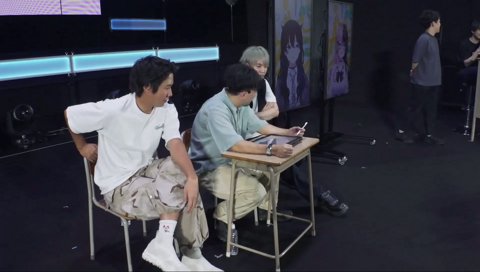 大爆笑するスタンミたちB組