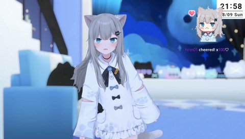 変な座り方しようとするなちょ