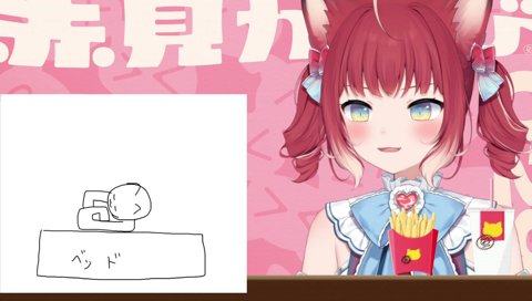 【ベッドをデカくしたい(3)】　変なクセで寝てる時、手首をこう曲げちゃうの　　だから寝てる時「イテテ手が折れる！」ってなって起きるの　「関節1個おおいぞｗ」