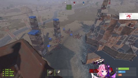 チーム2の釈迦拠点レイド観戦