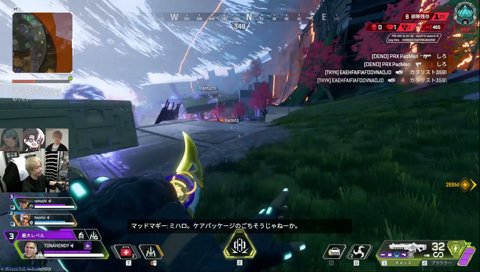 坂本ママ達のAPEX配信 ナイトレイン組でフルパAPEX