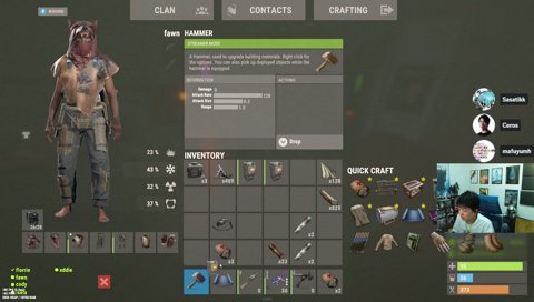 リアルマジ公式Rust w/ ゆうた3 ceros3 mh3 ringo3(友人)